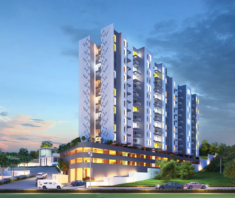 Avani-Aavas night view 2